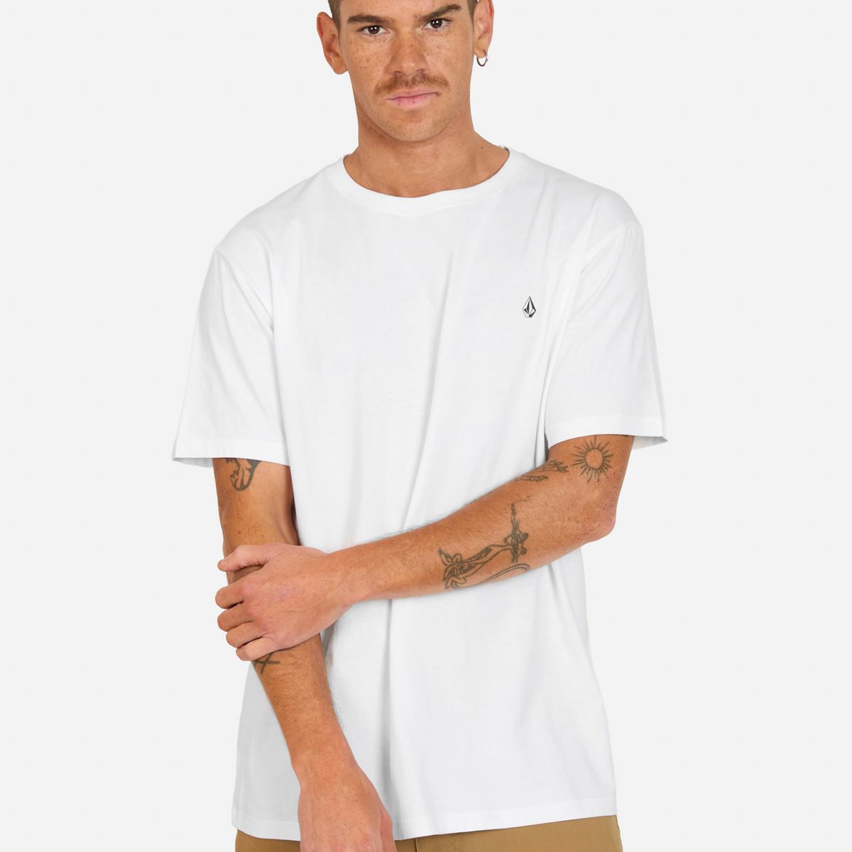 VOLCOM - Polera MC Workwear Blanco Hombre Volcom - Blanco