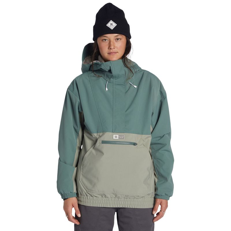 DC SHOES - Chaqueta Nieve Mujer Chalet Anorak Verde DC