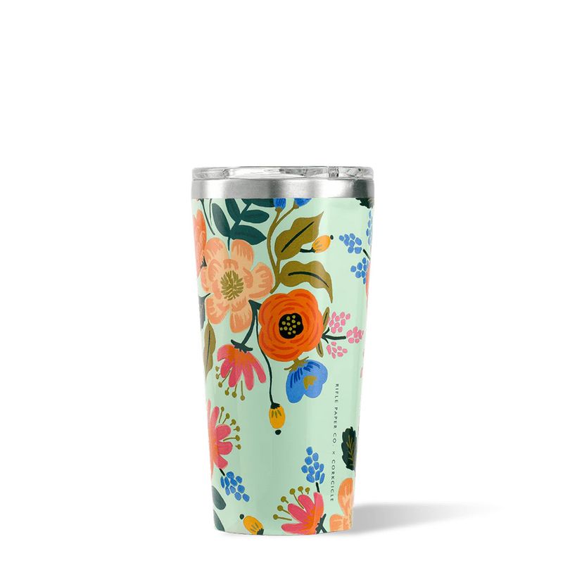 CORKCICLE - Vaso Térmico 475ml R Paper Gloss Mint Lively Floral - Verde Arlequín