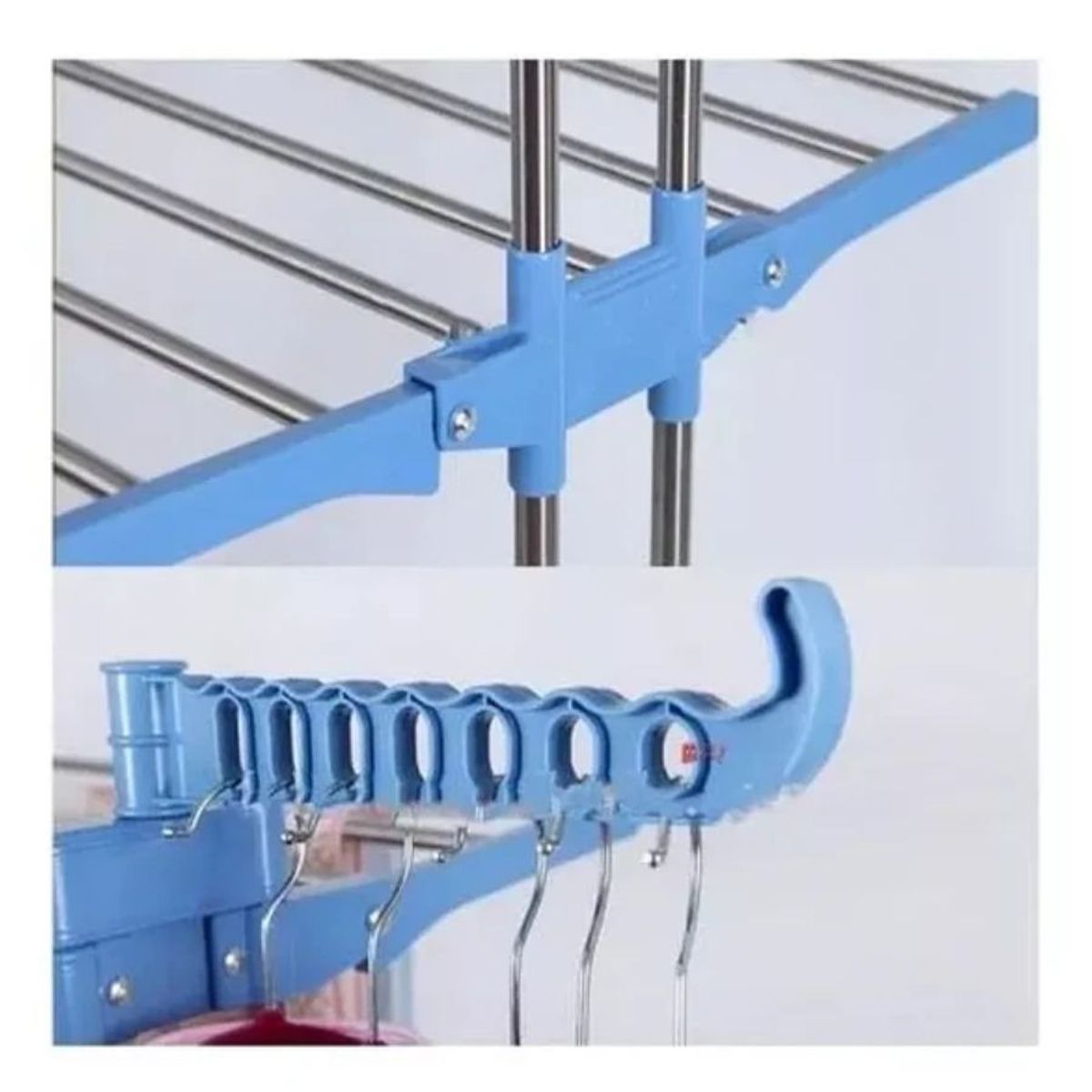 GENERICO - Tendedero Ropa Colgador Pechero Plegable 3 Niveles