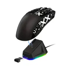 ADN - Ratón Gamer X11 Attack Shark 22000 Dpi Paw3311 Dock Negro