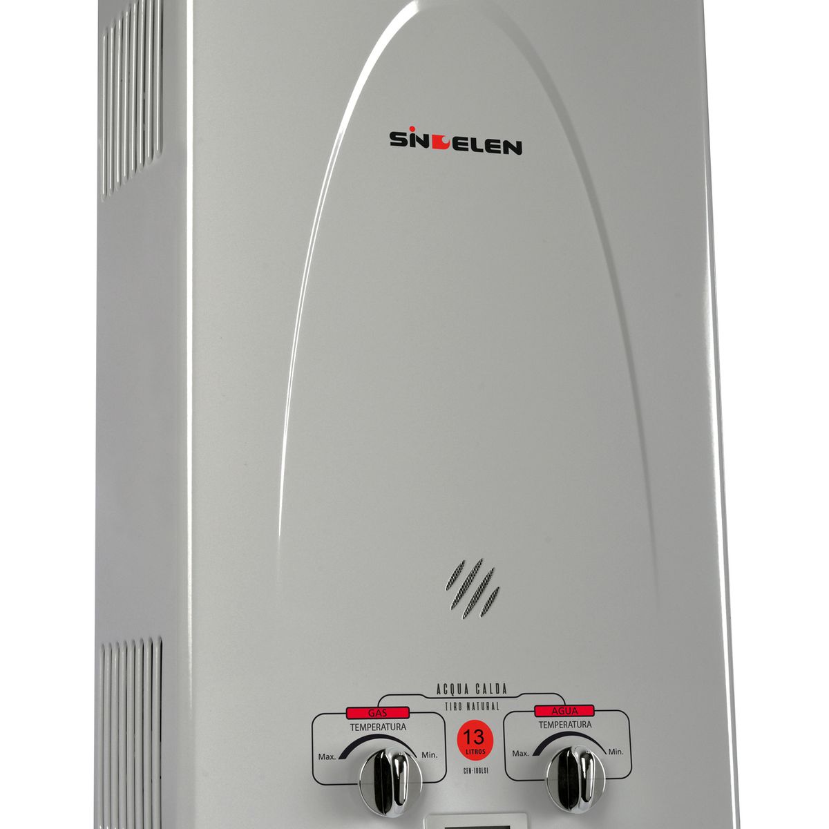 SINDELEN - Calefont 13 Litros Gas Licuado Tiro Natural CFN-13GLSI