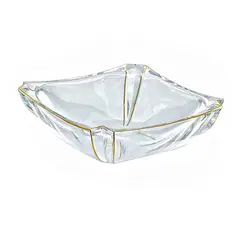 MSA MUEBLES SANTA ANA - Centro de Mesa Rectangular Frederick Gold 27 cm