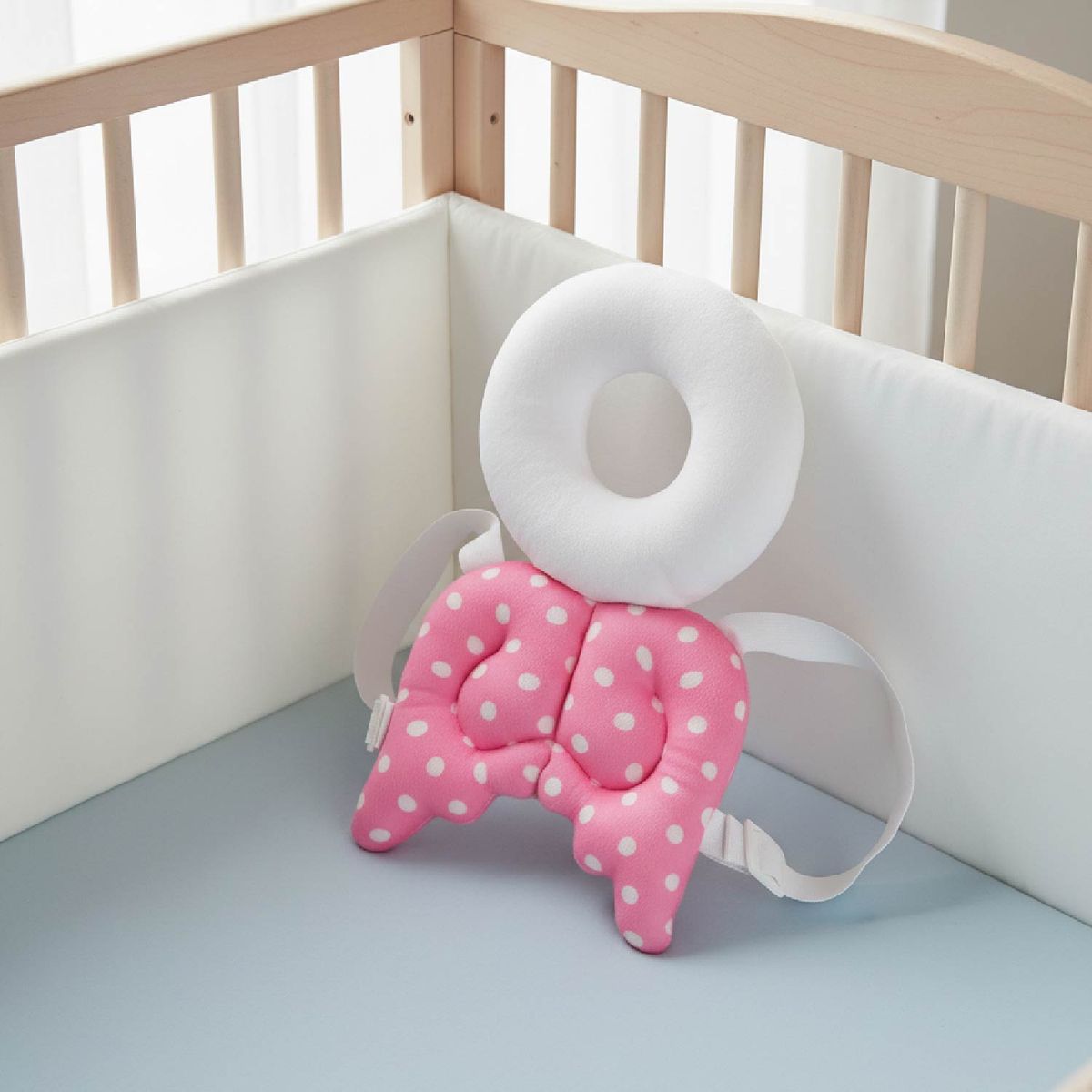 MON PETIT - Mochila Protectora Cabeza Bebes Cojin Antigolpes Angelito