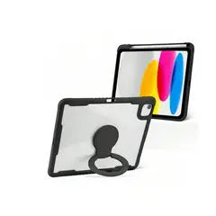 GENERICO - Carcasa Funda 360 Con Soporte Para iPad A16 11Th 2025 Negro
