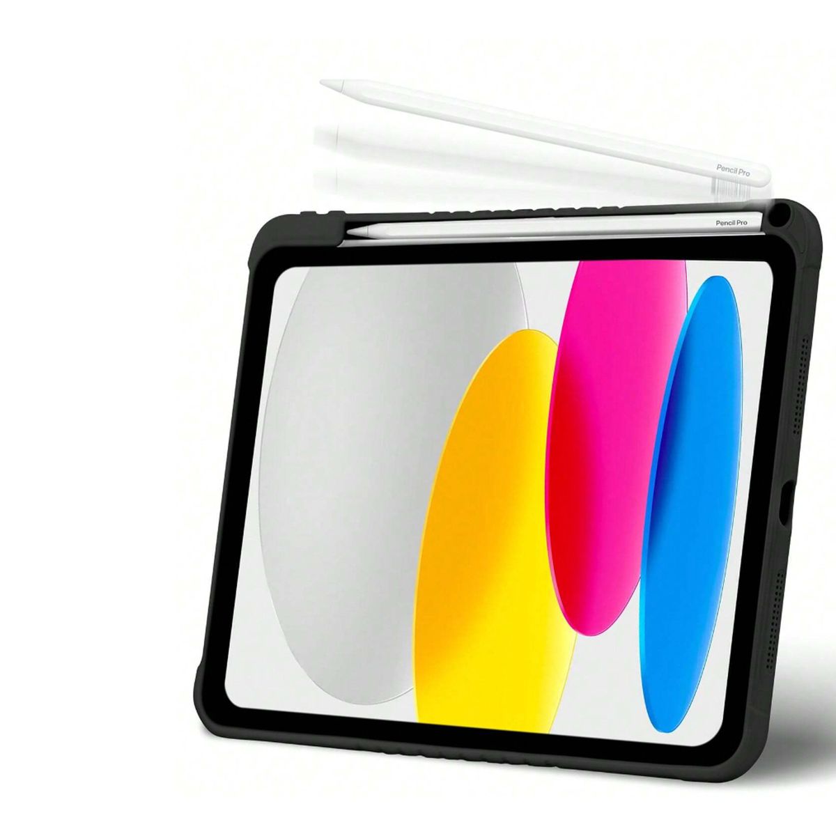 GENERICO - Carcasa Funda 360 Con Soporte Para iPad A16 11Th 2025 Negro