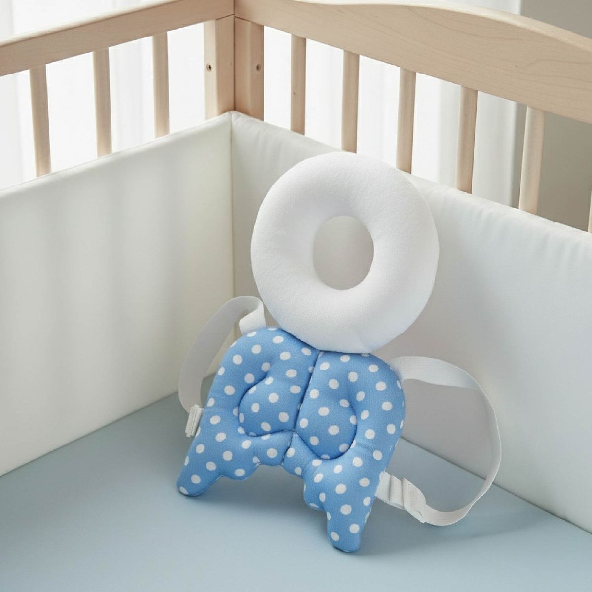 MON PETIT - Mochila Protectora Cabeza Bebes Cojin Antigolpes Angelito