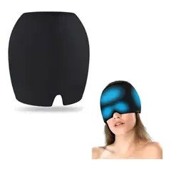 ESHOPANGIE - Antifaz Para Dormir Máscara Cubre Ojos Gel Frío Calor Gorro