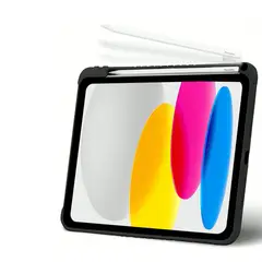 GENERICO - Carcasa Funda 360 Con Soporte Para iPad Air 13 M3 2025 Negro