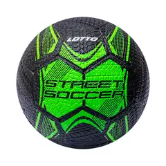 LOTTO - Balón de Fútbol Nro. 5 STREET SOCCER Negro Verde - Unisex