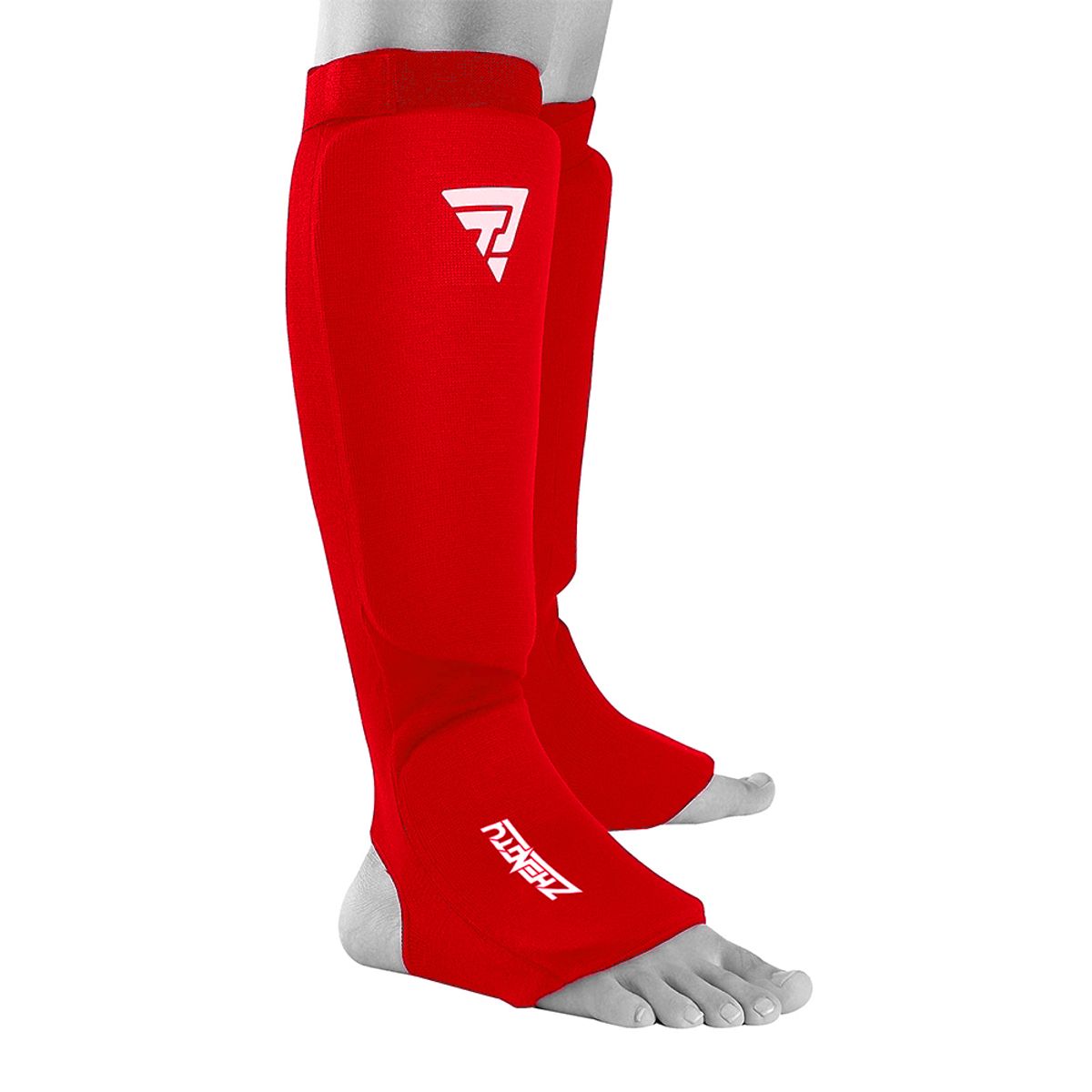 IMPOPLANET - CANILLERA GEL IMPACT PARA ARTES MARCIALES ROJO TALLA S