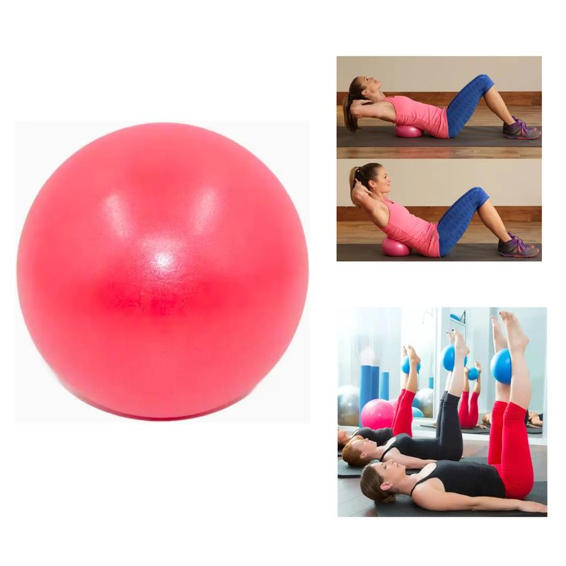 GENERICO - Pelota De Yoga/pilates/fisioterapia De 25 Cm Rojo