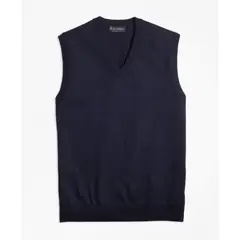 BROOKS BROTHERS - Sweater Hombre Supima Cotton Sweater Vest Azul