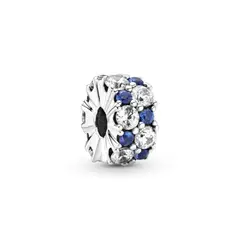 PANDORA - Charm Clip Brillante Transparente Mujer
