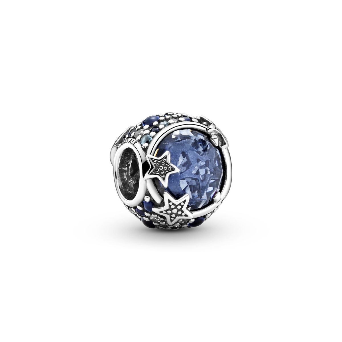 PANDORA - Charm Estrellas Brillantes Azul Celestial Mujer Pandora