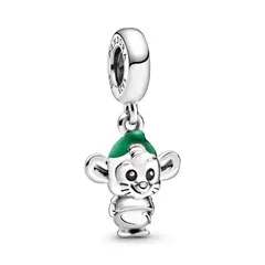 PANDORA - Charm Colgante Ratón Gus Cenicienta De Disney Mujer