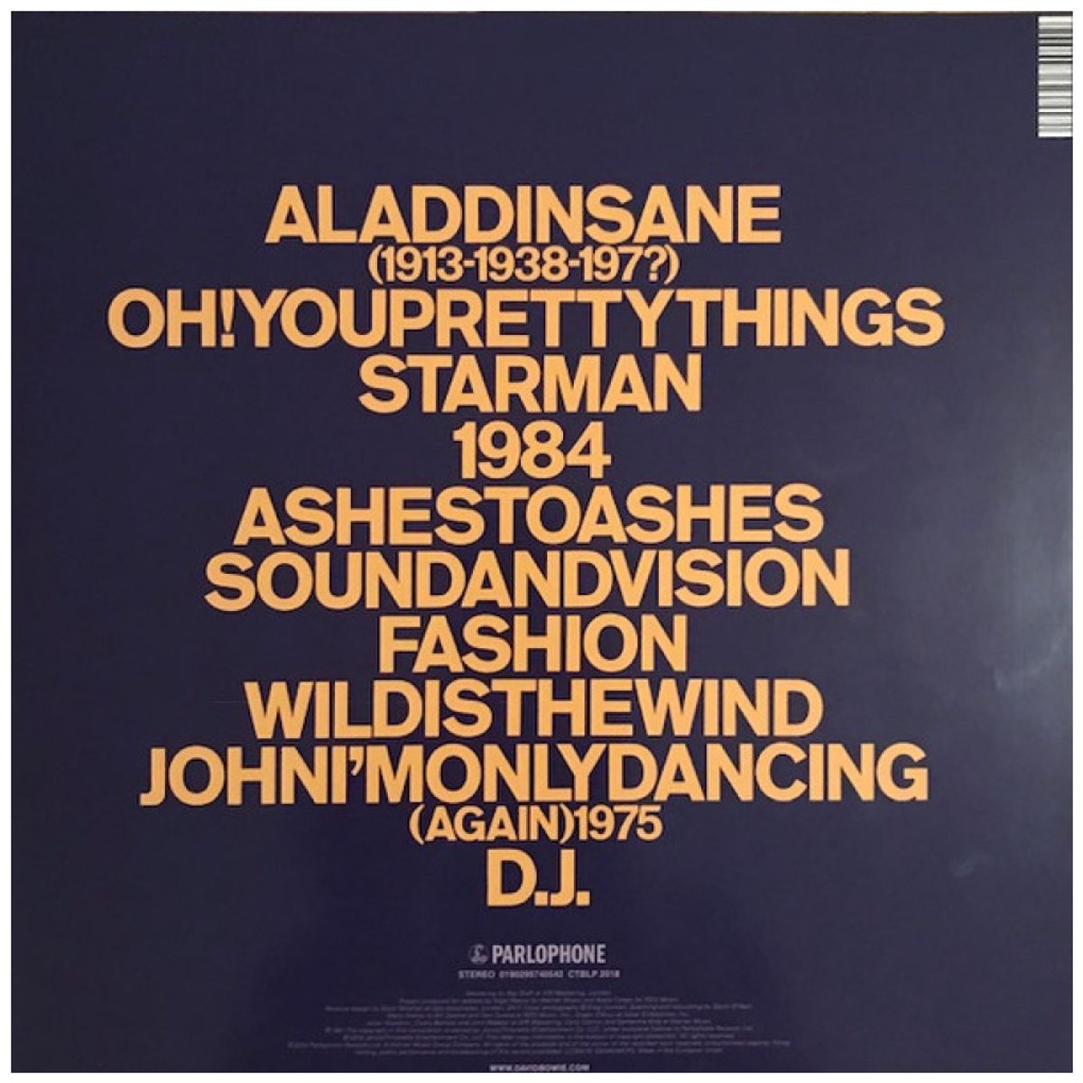 HITWAY MUSIC - DAVID BOWIE - CHANGESTWOBOWIE - VINILO