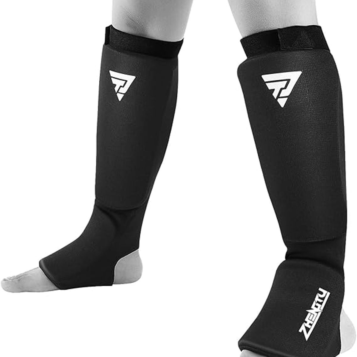 IMPOPLANET - CANILLERA GEL IMPACT PARA ARTES MARCIALES NEGRO TALLA L