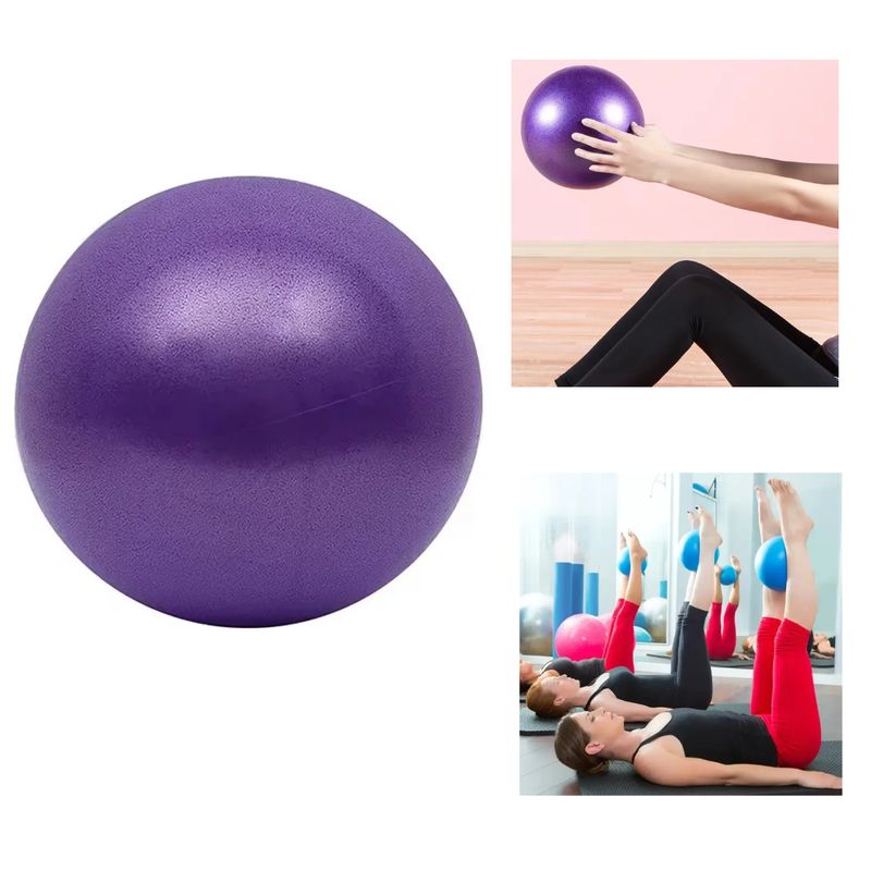 GENERICO - Pelota De Yoga/pilates/fisioterapia De 25 Cm Violeta