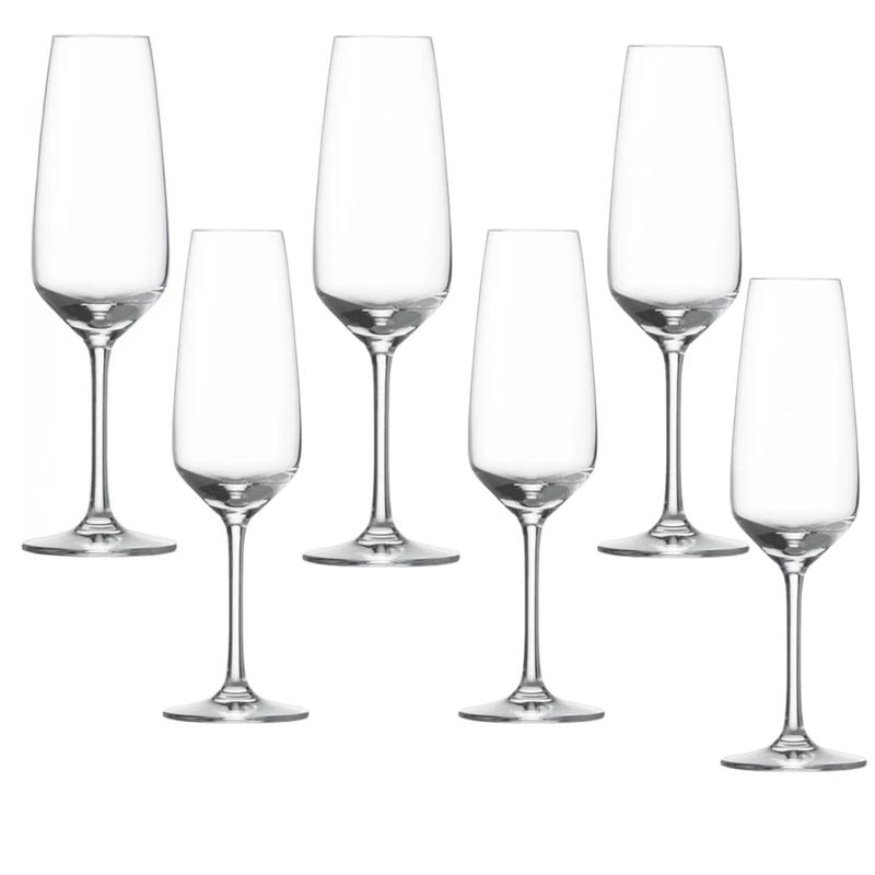 SCHOTT ZWIESEL - Set 6 Copas Champagne Taste 231mL Cocteleria Schott Zwiesel