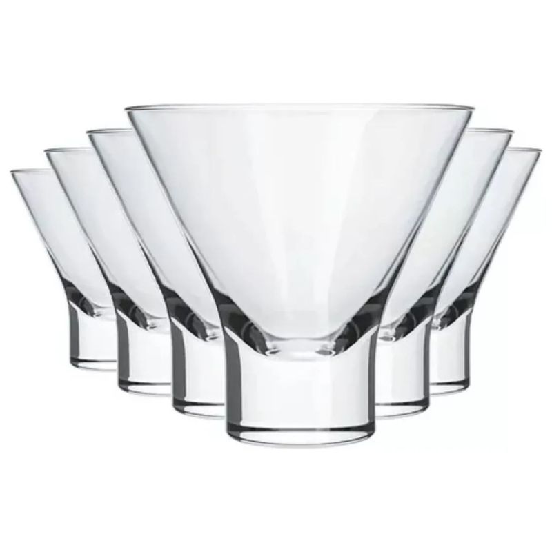 NADIR - Set 6 Vasos Coctel Nadir Ilhabela 180mL Transparente Premium
