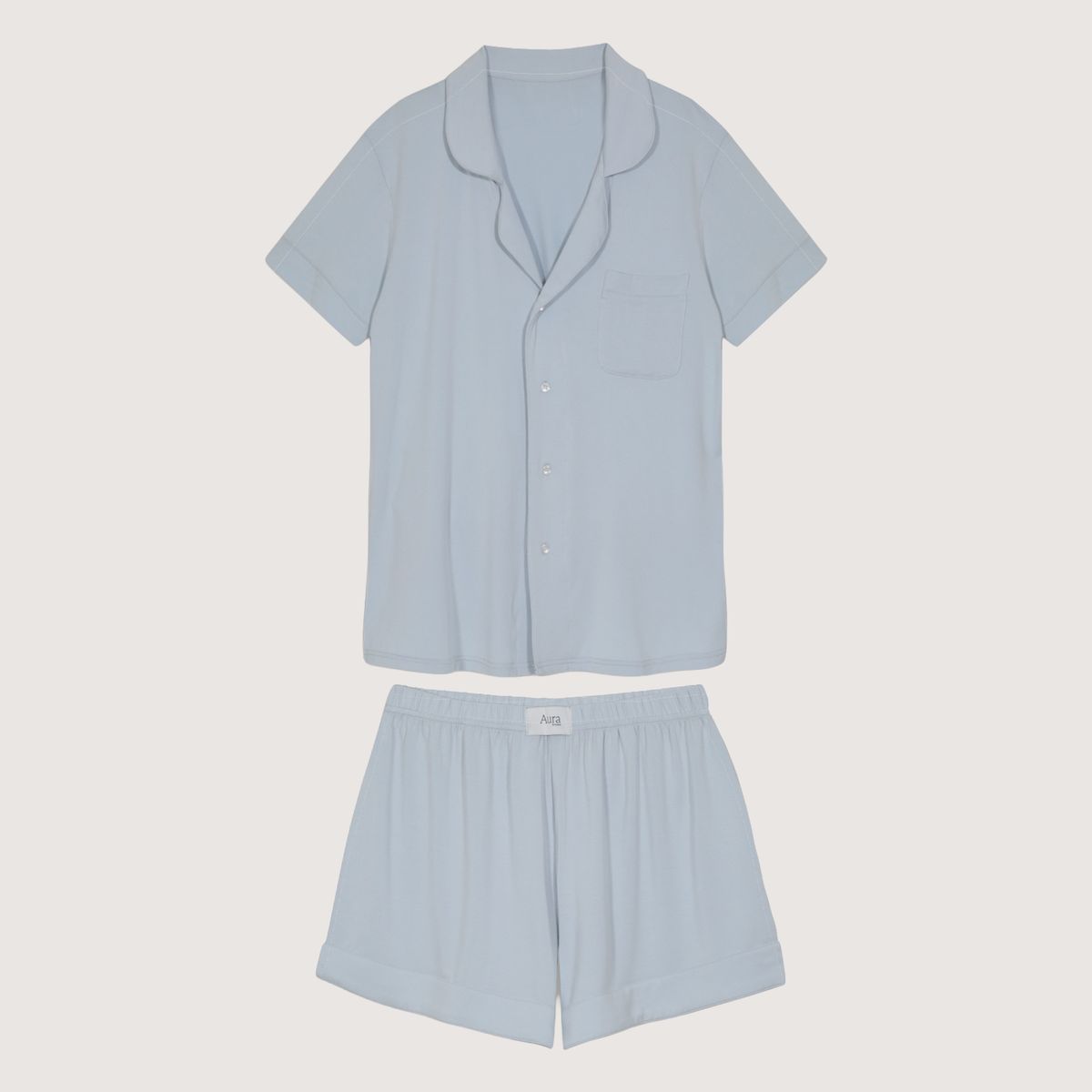 HYPNOS - Set Pijama Corto Mujer 100% Bambú Ultrasuave