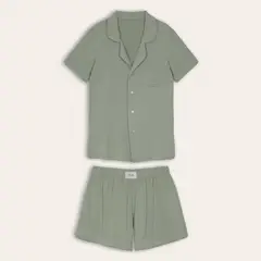 HYPNOS - Set Pijama Corto Mujer 100% Bambú Ultrasuave