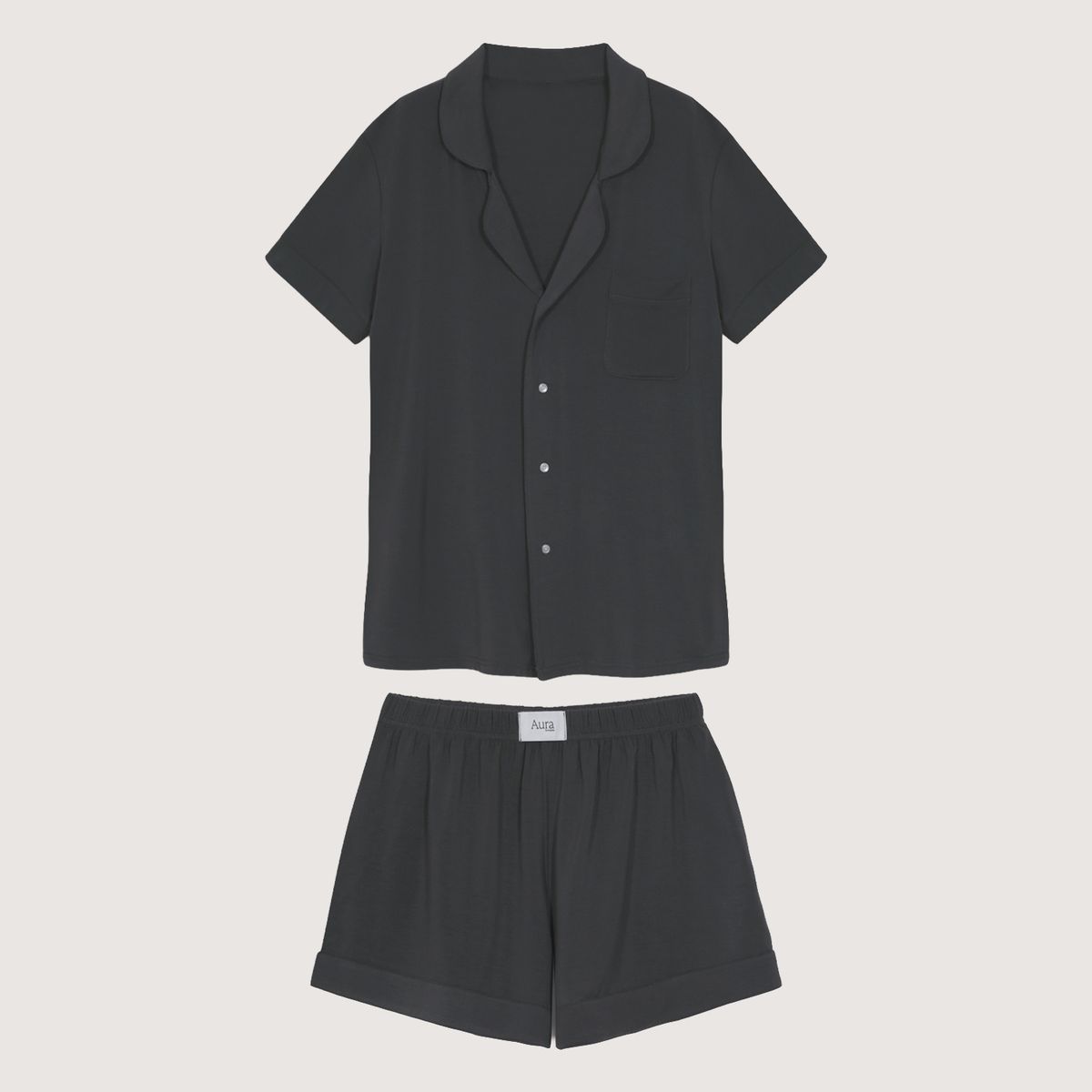 HYPNOS - Set Pijama Corto Mujer 100% Bambú Ultrasuave