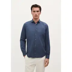 SCALPERS - CAMISA CALAVERA BORDADA TONO