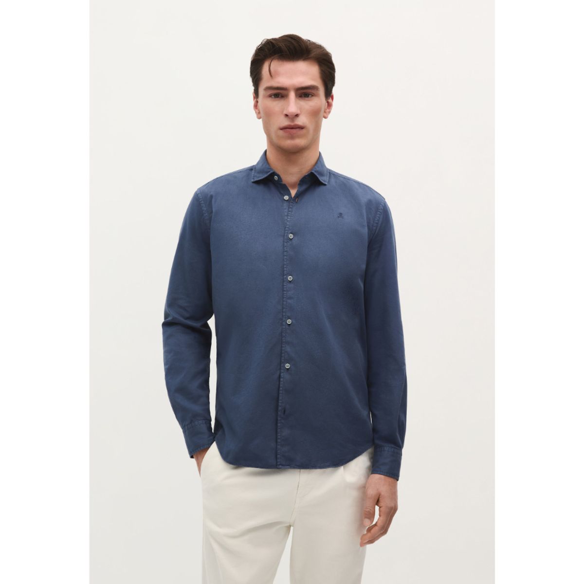 SCALPERS - CAMISA CALAVERA BORDADA TONO