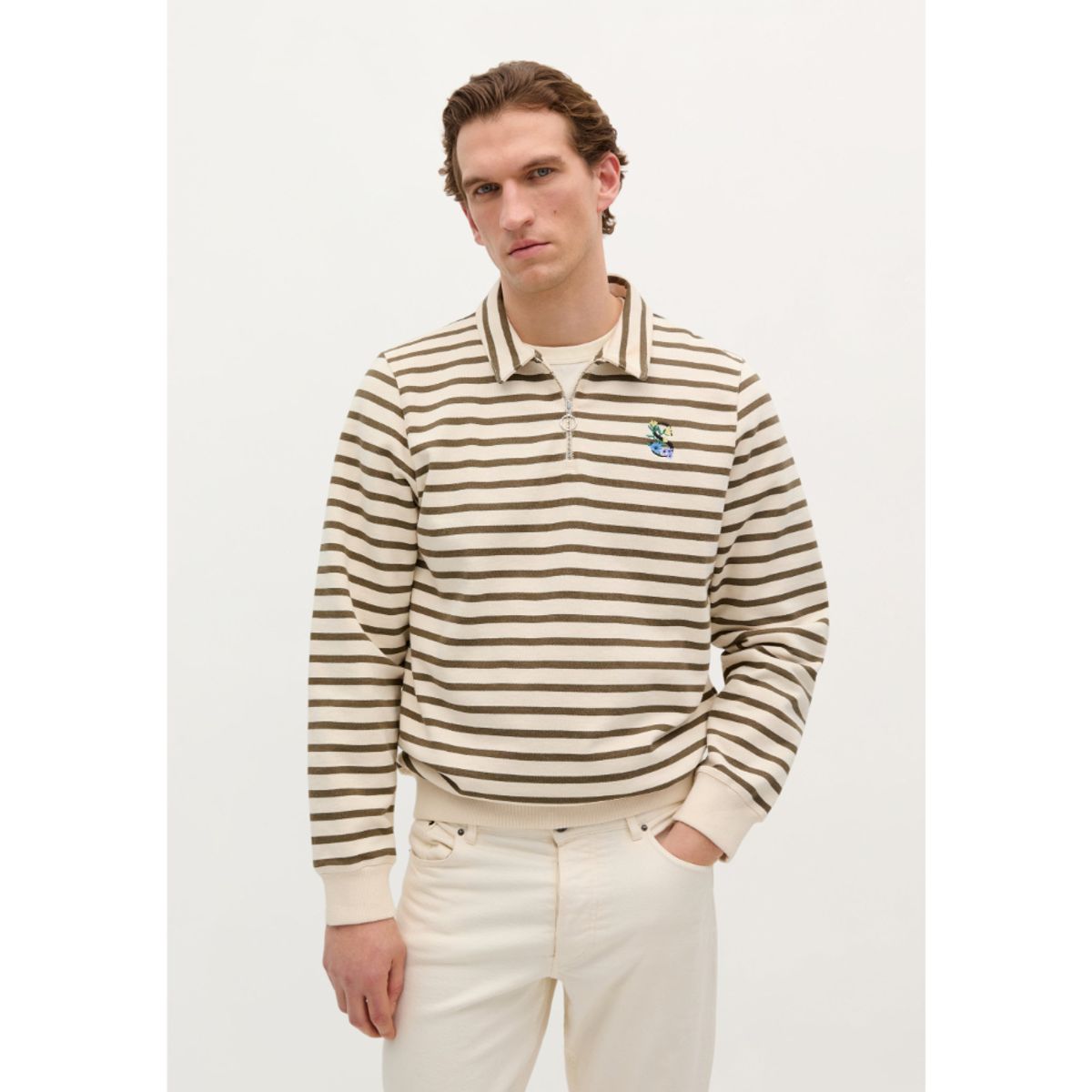 SCALPERS - POLERÓN CREMALLERA RAYAS