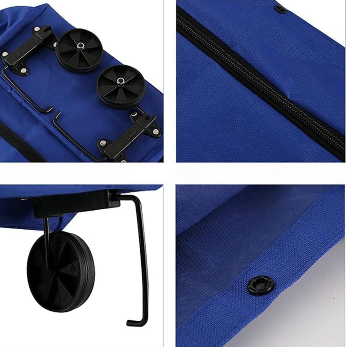 CRUSEC - Carrito De Compras Bolsa Con Ruedas Multiusos Plegable