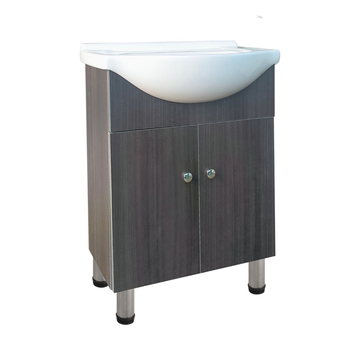 DUSCHY - MUEBLE DE BAÑO BROWN WOOD 600X830X430