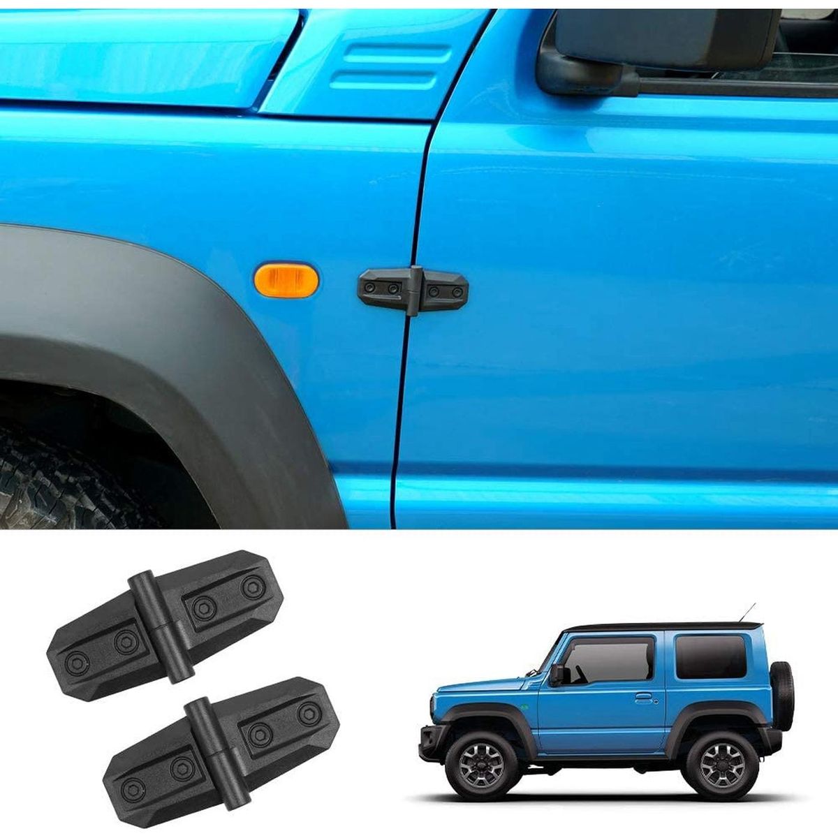 GENERICO - 2 Fundas De Bisagra Para Suzuki Jimny 19-25 Accesorio