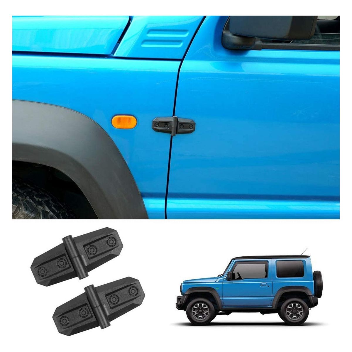 GENERICO - 2 Fundas De Bisagra Para Suzuki Jimny 19-25 Accesorio