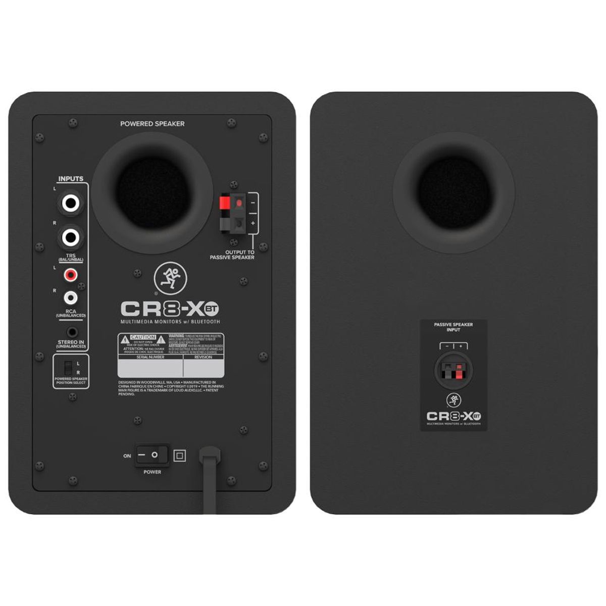 MACKIE - Monitor Estudio Mackie CR8-XBT par - Negro