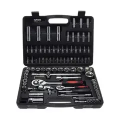 GENERICO - Caja Set Juego Dados Y Herramientas 94 Piezas Negro