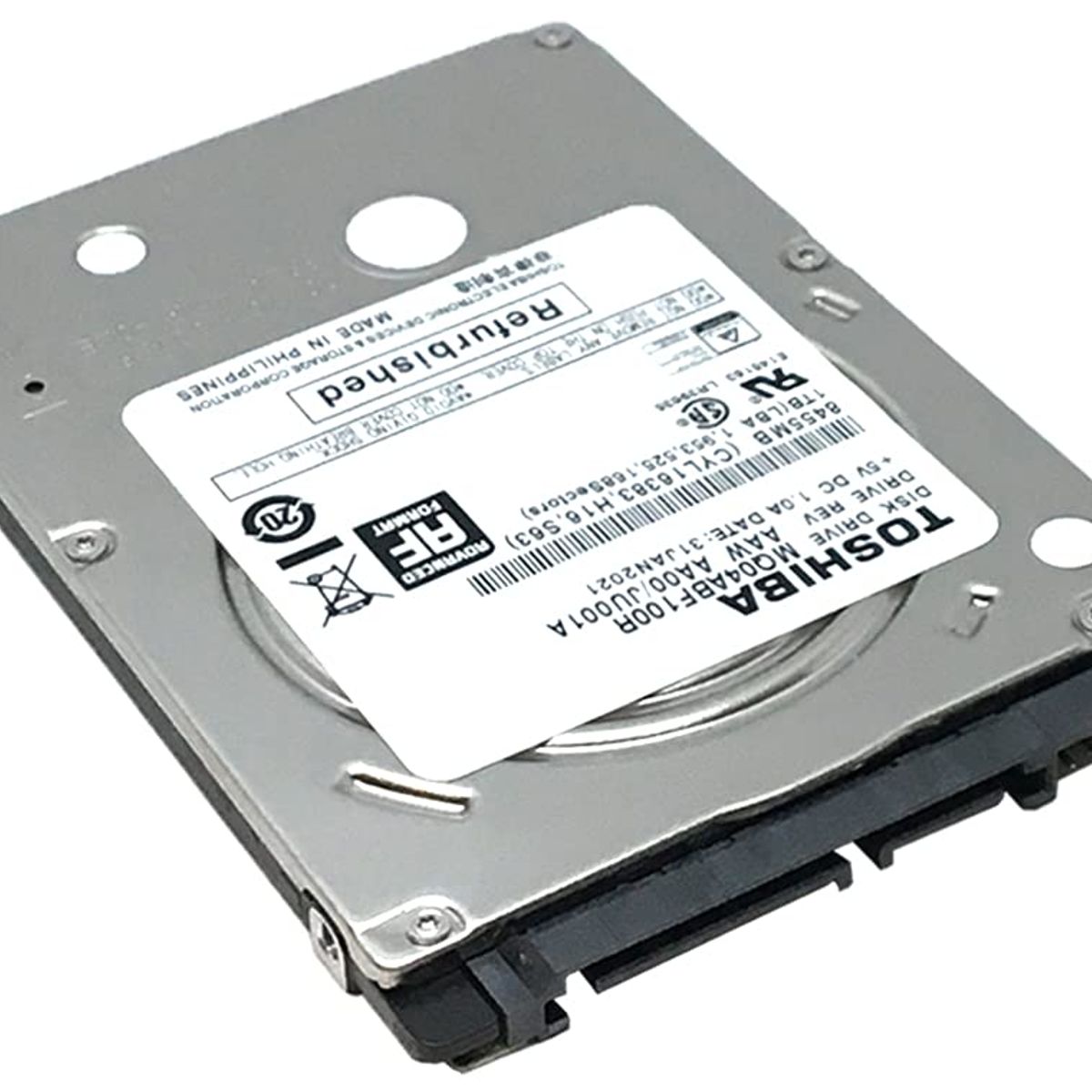 TOSHIBA - Toshiba 1tb/gb Rpm Sata 0.276 In 2.5in Disco Duro - Excelente (Reacondicionado)