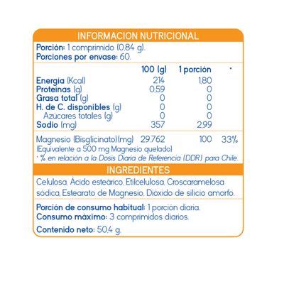 Imagen 2 del producto Magnesio Quelado Bisglicinato Suplemento de alta absorción