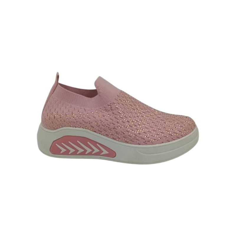 HERIEL - Zapatilla Rosa Textil Mujer