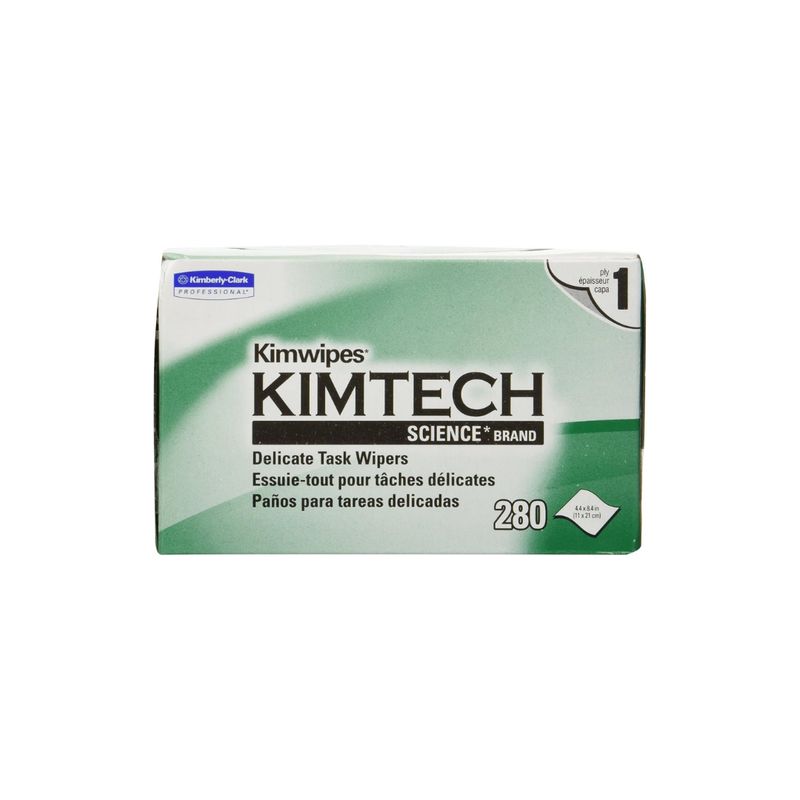 KIMBERLY CLARK - Caja 280 Toallitas de Limpieza Delicada Antiestáticas y de Alta Precisión