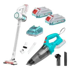 TOTAL TOOLS - Kit 2 Aspiradoras Inalámbrica 20v Total Tosli29832