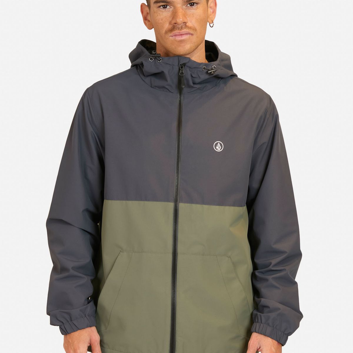 VOLCOM - Cortaviento Street Verde Hombre Volcom