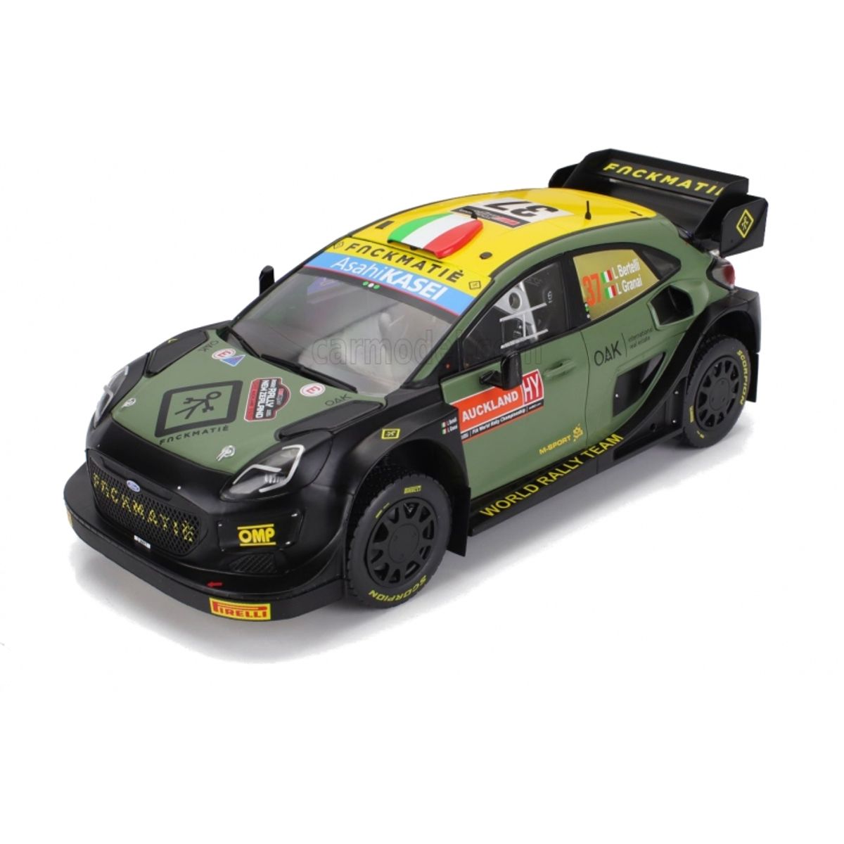 GENERICO - SOLIDO 1809505 1-18 FORD PUMA RALLY1 HYBRID BLACK 7 BERTELLI