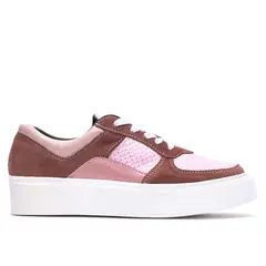 BARRIENTOS - Zapatilla Cuero Romeral II Rosada