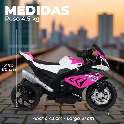 Imagen 2 del producto Moto Niños Electrica 3 Ruedas HP4 Luces y Sonido