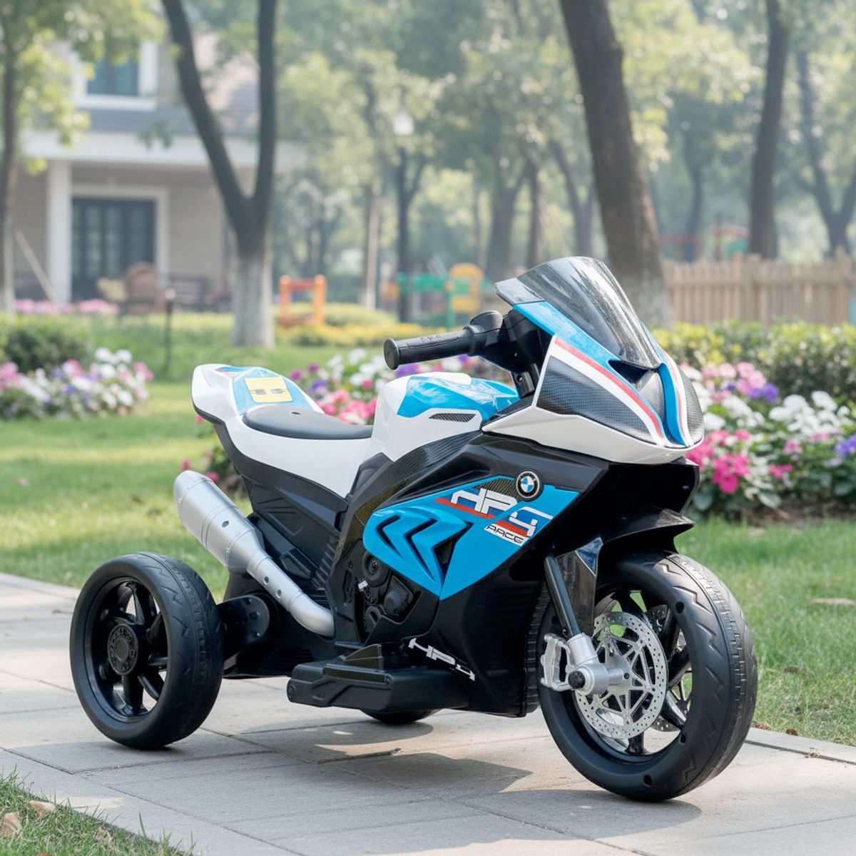 MUNDO ONLINE - Moto Niños Electrica 3 Ruedas HP4 Luces y Sonido