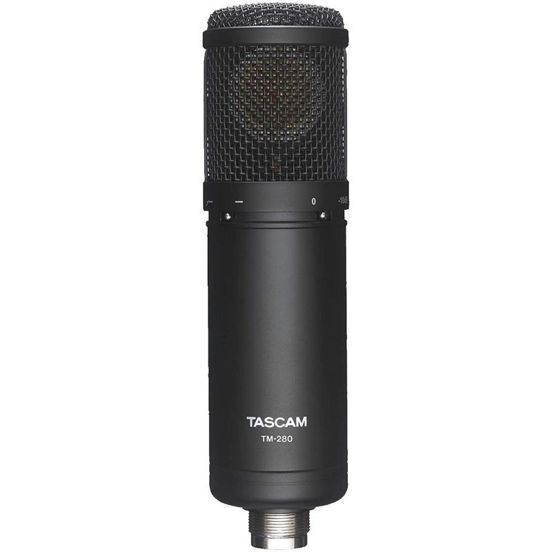 TASCAM - Microfono Condensador XLR Tascam TM-280 - Negro