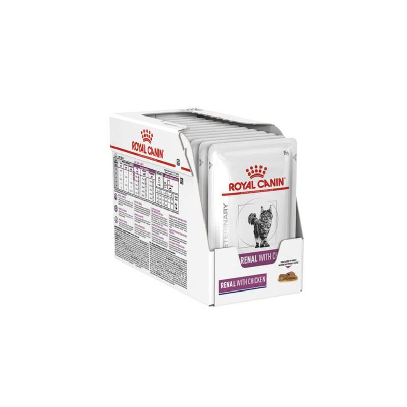 ROYAL CANIN - Royal Canin pouch Renal Gato 85g 12 unidades