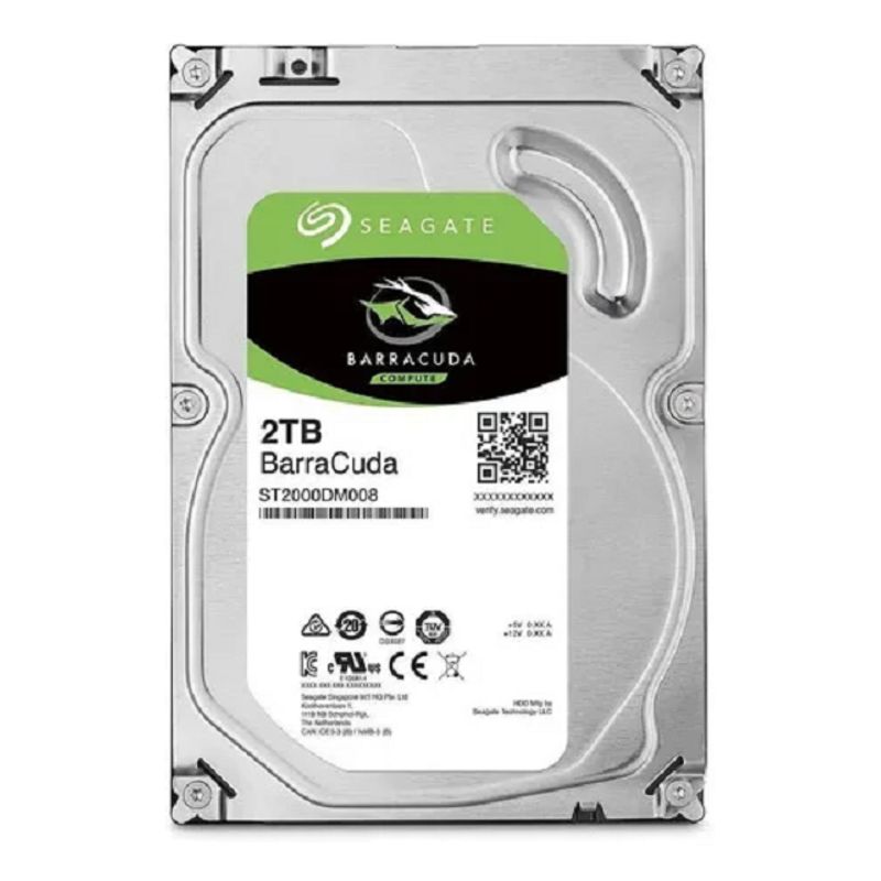 SEAGATE - Disco Duro Seagate Barracuda 2tb Teras 7200 Rpm Pc Gaming Color Gris - (Reacondicionado)